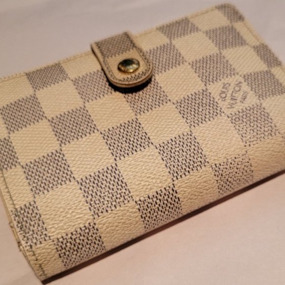 Louis Vuitton Handbags - Louis Vuitton Damier Azur Port Monnaie Kisslock Wallet